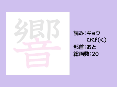 響